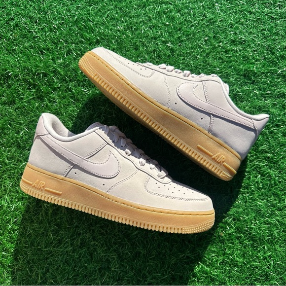 Nike AF1 Air Force Premium MF Pearl Pink / Gum Light Brown - Picture 10 of 10